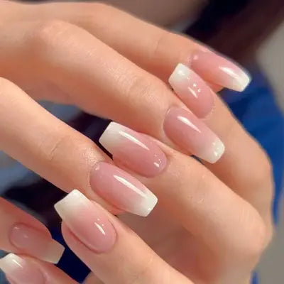 Elegant Light Purple Ombre Press On Nails | CurvLife Nail | 30pcs Medium Coffin Fake Nails | Glossy Finish with Subtle Purple Gradient | Easy to Apply, Comfortable & Long-Lasting | Ideal for Daily Commutes, Business Lunches, Weddings & Elegant Events