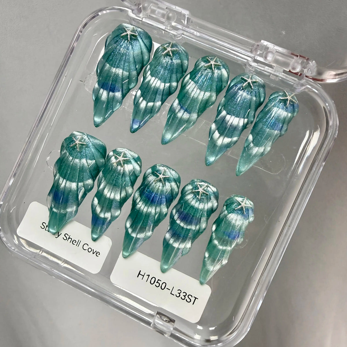 Promake 2026 Summer Handmade Press-On Nails Collection, 100% Luxury Easy Apply Set with Art Designs & Care Tools, Beach Ready Unique Look Sizes S-L, Salon-Quality at Home, Ready to Gift,sohochic