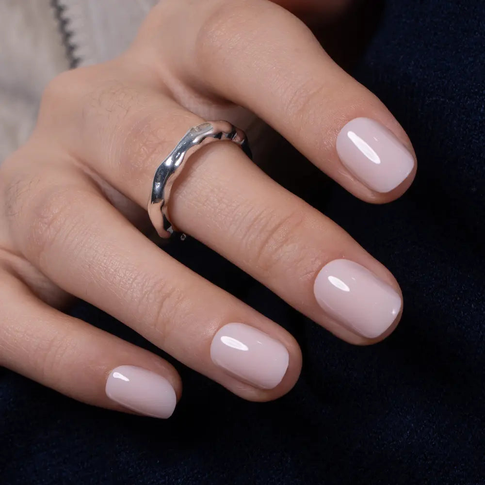 CurvLife Nailora Extra Short Squoval Press-On Nails Collection – 30PCS Soft-Square Shape, Solid Color, French, Ombre and Clean Everyday Styles, Reusable Salon-Look Nails for Daily Wear, Office, Weekend Outfits and Easy Polished Manicures,sohochic