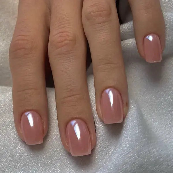 Cat Eye Burgundy Press On Nails | CurvLife Nail | 24pcs Short Square Fake Nails | Magnetic Gel Effect | Easy Apply, Long-Lasting | Daily & Business Nail Art