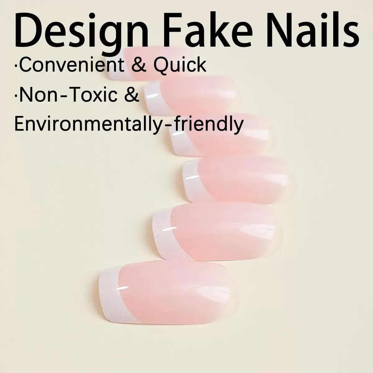 Viral Effortless Glamour Short French Tip Press On Nails 24 Pieces White Minimalist Reusable Acrylic Fake Nails Natural Fit For Women Daily Work Wear Main Character Energy