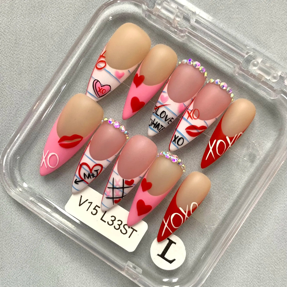 Promake 2026 Summer Handmade Press-On Nails Collection, 100% Luxury Easy Apply Set with Art Designs & Care Tools, Beach Ready Unique Look Sizes S-L, Salon-Quality at Home, Ready to Gift,sohochic