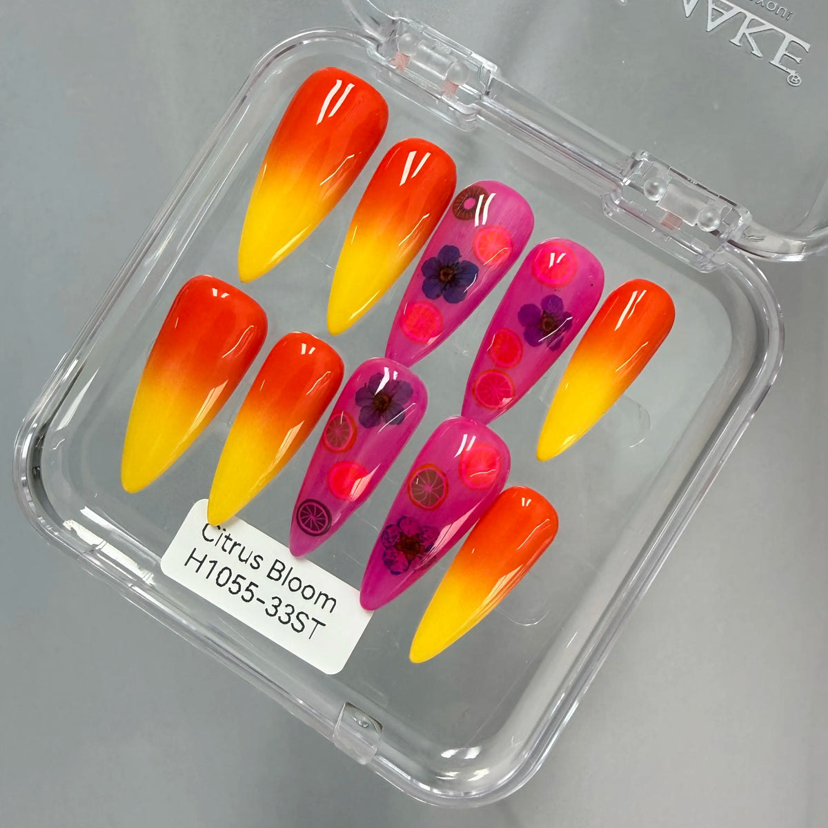 Promake 2026 Summer Handmade Press-On Nails Collection, 100% Luxury Easy Apply Set with Art Designs & Care Tools, Beach Ready Unique Look Sizes S-L, Salon-Quality at Home, Ready to Gift,sohochic
