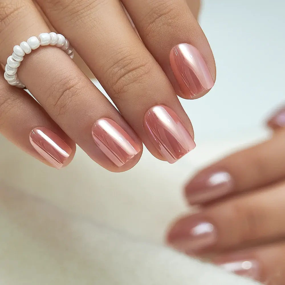 CurvLife Wine Red Press On Nails | 30Pcs | Short Square Fake Nails | Summervibes | Glossy Solid Color Finish | Easy Apply, Comfortable & Durable | Daily, Business & Elegant Nail Art