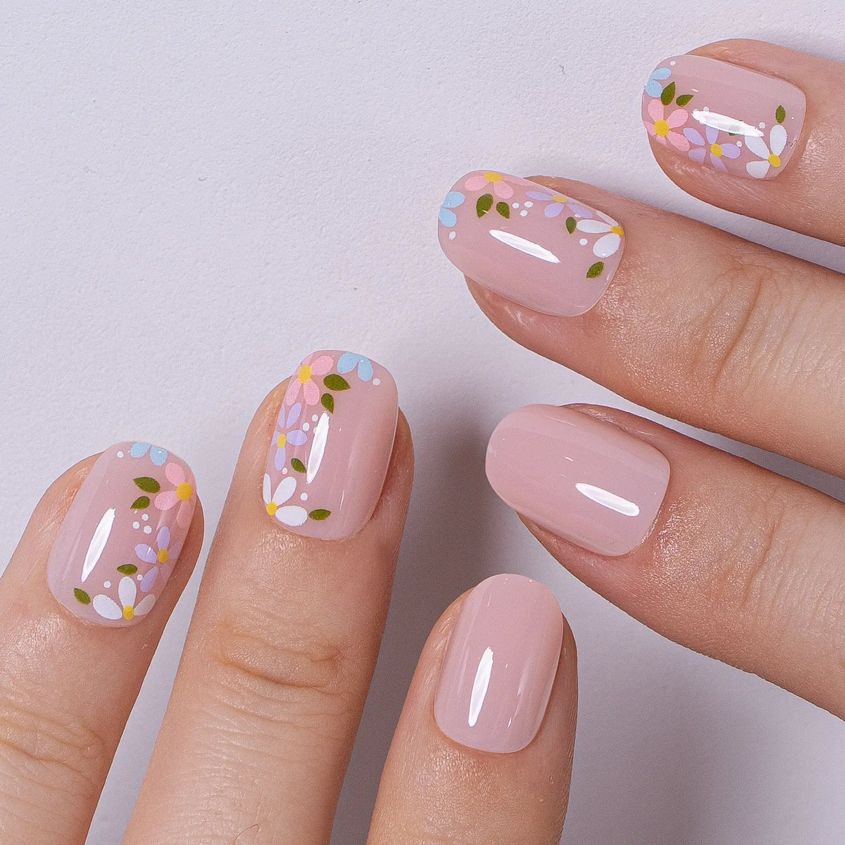 CurvLife Nailora Extra Short Squoval Press-On Nails Collection – 30PCS Soft-Square Shape, Solid Color, French, Ombre and Clean Everyday Styles, Reusable Salon-Look Nails for Daily Wear, Office, Weekend Outfits and Easy Polished Manicures,sohochic
