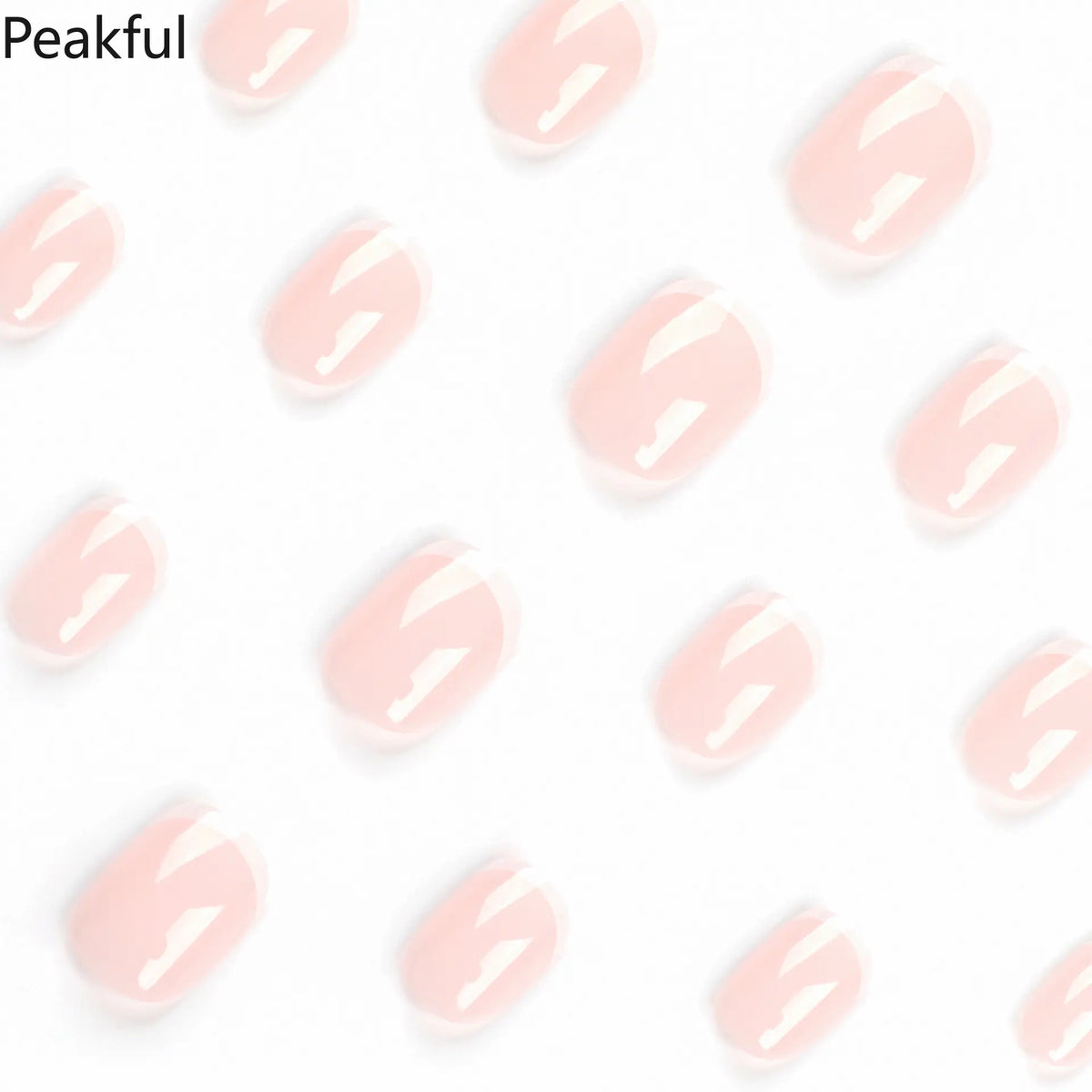 24Pcs Reusable Nude Press-On Nails, Short Square False Nails with Milky Sheer Finish, Simple Classic Fake Nails Kit for Women, Easy DIY Manicure, Ideal for Office, Weddings & Daily Wear