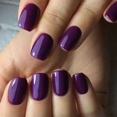 Cat Eye Burgundy Press On Nails | CurvLife Nail | 24pcs Short Square Fake Nails | Magnetic Gel Effect | Easy Apply, Long-Lasting | Daily & Business Nail Art