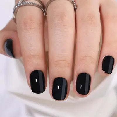 Cat Eye Burgundy Press On Nails | CurvLife Nail | 24pcs Short Square Fake Nails | Magnetic Gel Effect | Easy Apply, Long-Lasting | Daily & Business Nail Art