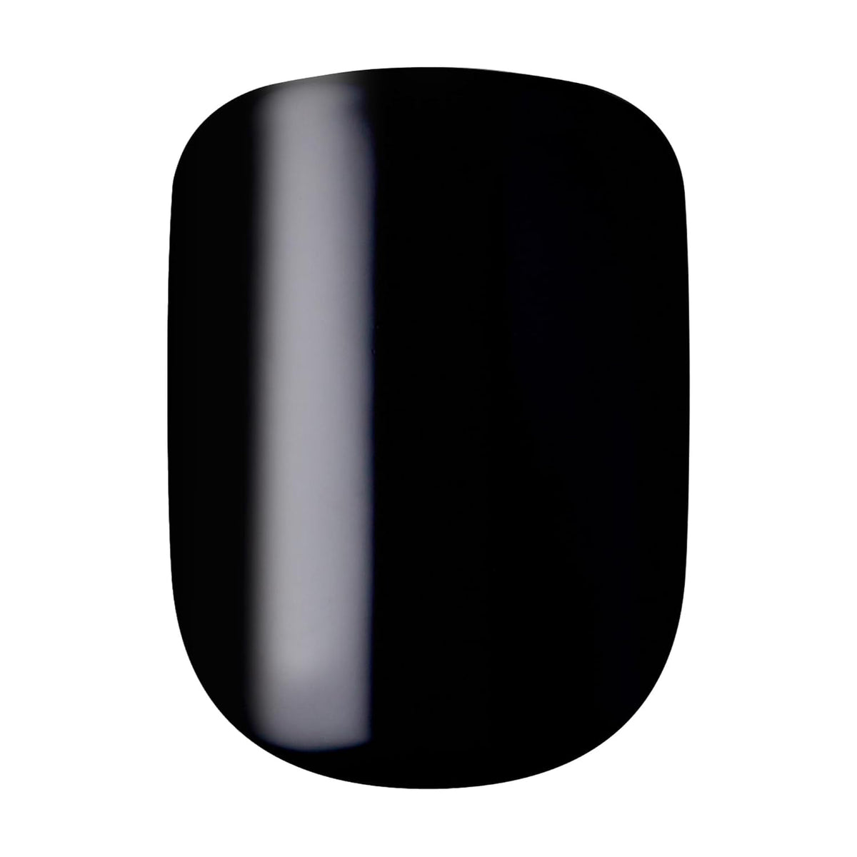 Kiss Impress No Glue Mani Press On Nails Kit, 30 All Black Peel and Stick Nails, Super Slim Short Squoval, Glossy Gel Finish, PureFit Technology, Includes Prep Pad, Manicure Stick & Mini File