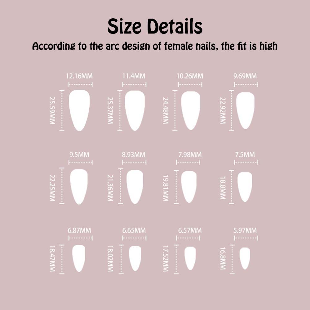 French Tip Press on Nails Almond White Short Medium Fake Nails with Pearl Design Gel fake nails for Wedding Birthday Acrylic stick on nail with Glue Manicure False Nails For Women 675PPD