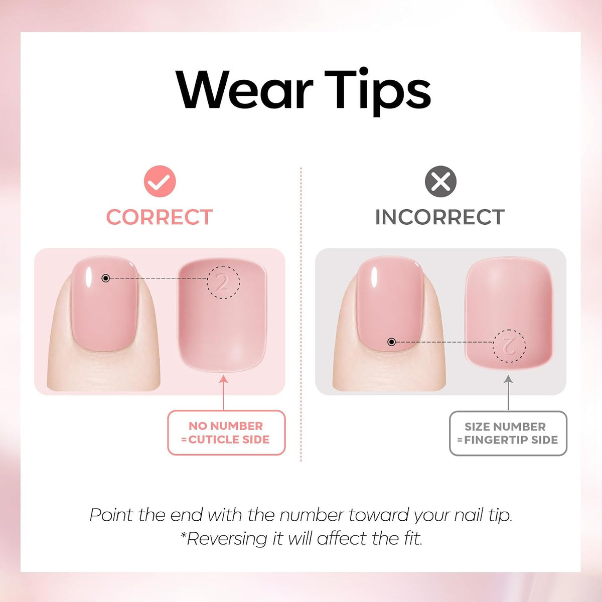 Modelones Extra Short Press on Nails, French Tips Squoval Fake Nails