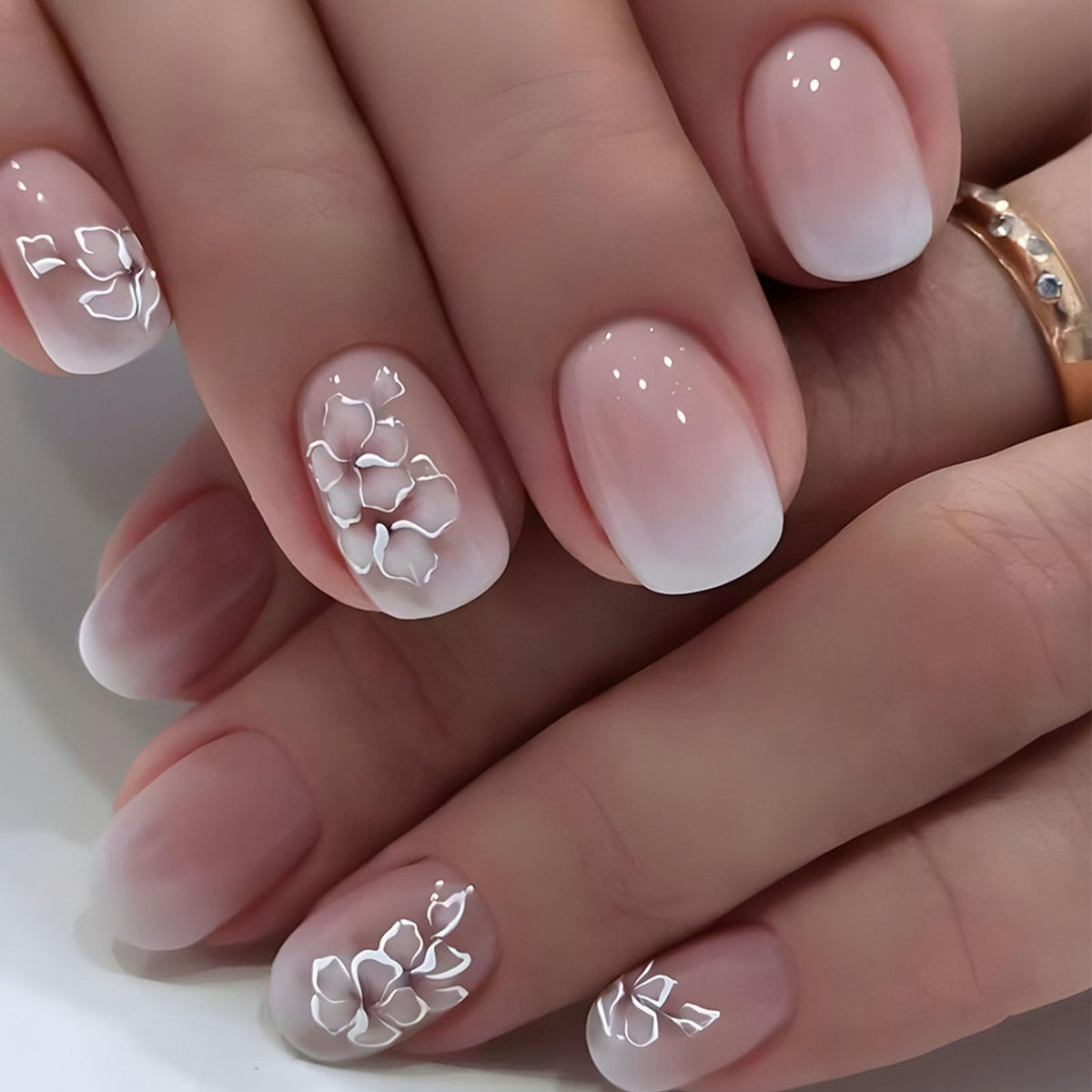 Short Press on Nails Square Fall Burgundy Fake Nails with Golden Glitter Designs Acrylic Nails Press ons Reusable Glue on Nails for Women and Girls Daily Wear 24 Pcs