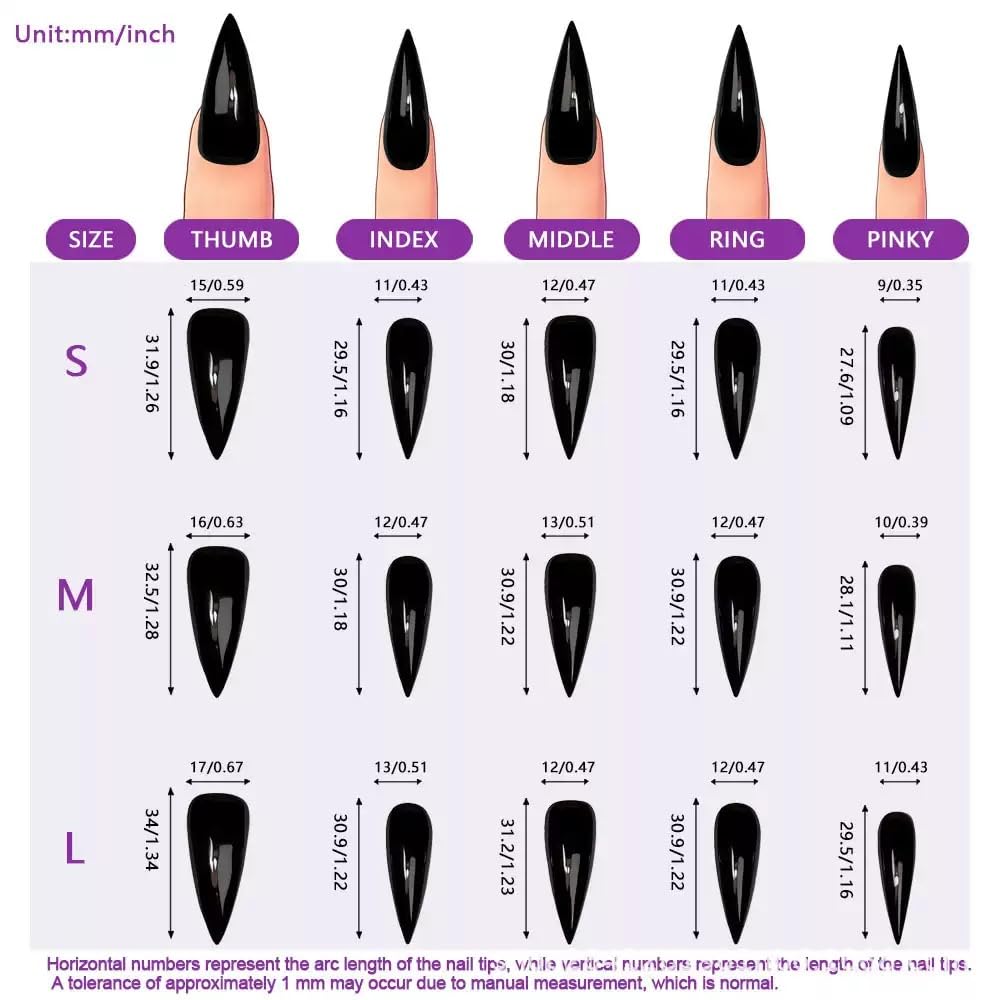 Long Stiletto Press On Nails, Handmade Nude White French False Nails with Gold Rhinestone Decor, Reusable Salon Grade Fake Nails Easy to Wear, 10Pcs M Size for Women