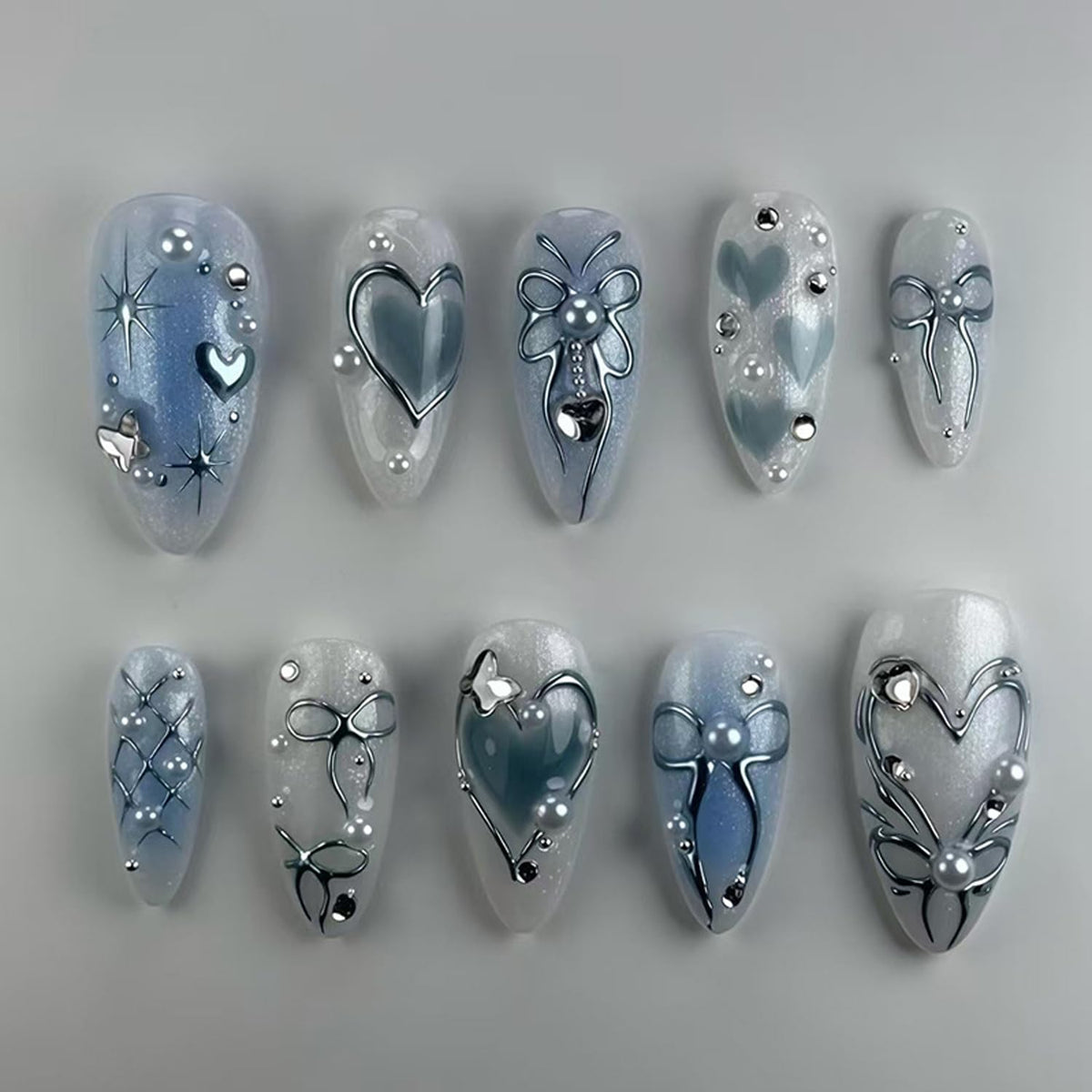 30Pcs Gold Star Moon Press on Nails Long Stiletto French Tip Fake Nails Press on 3D Chrome Gold Design Sun False Nails Irregular Gilded Lines Full Cover Purple Glossy Artificial Acrylic Nail for Women