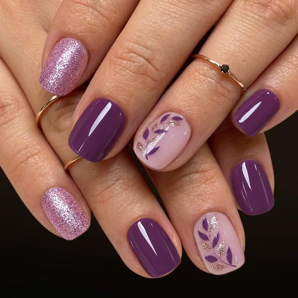 CurvLife Extra Short Square Press On Nails, Nude, Nude Luster, Soft Gel