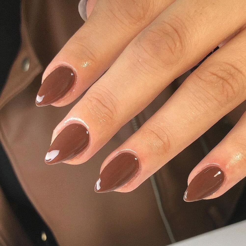 KQueenest Pastel Light Pink Press on Nails Short Oval, Glossy Soft Gel Fake Nails Press on, Round Fake Nails with UV Cover, Thick Acrylic Glue on Nails for Wome Wedding & Everyday 30 Pcs