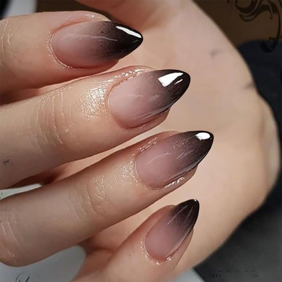 KQueenest Pastel Light Pink Press on Nails Short Oval, Glossy Soft Gel Fake Nails Press on, Round Fake Nails with UV Cover, Thick Acrylic Glue on Nails for Wome Wedding & Everyday 30 Pcs