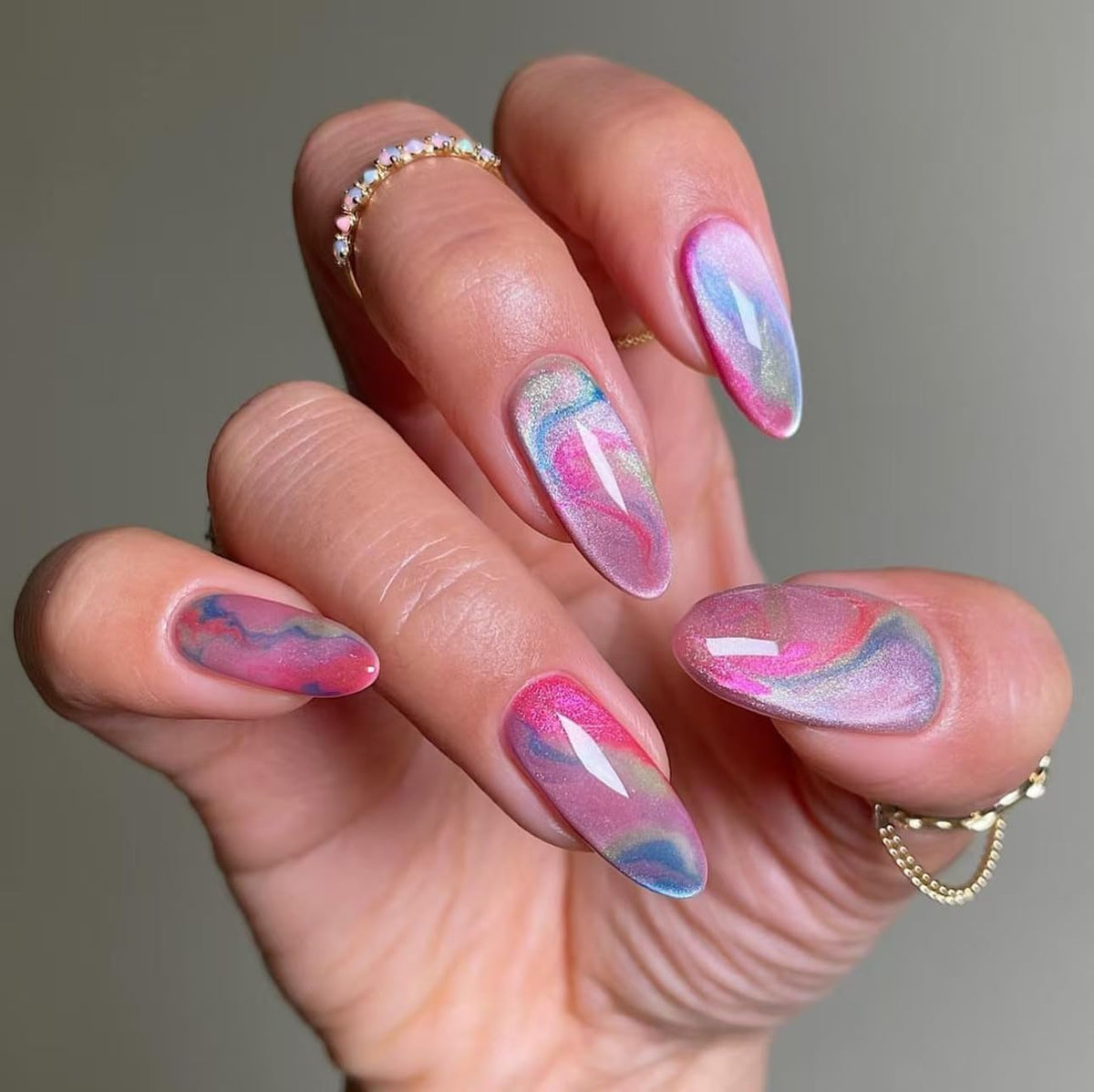 LPOODDNU Press on Nails