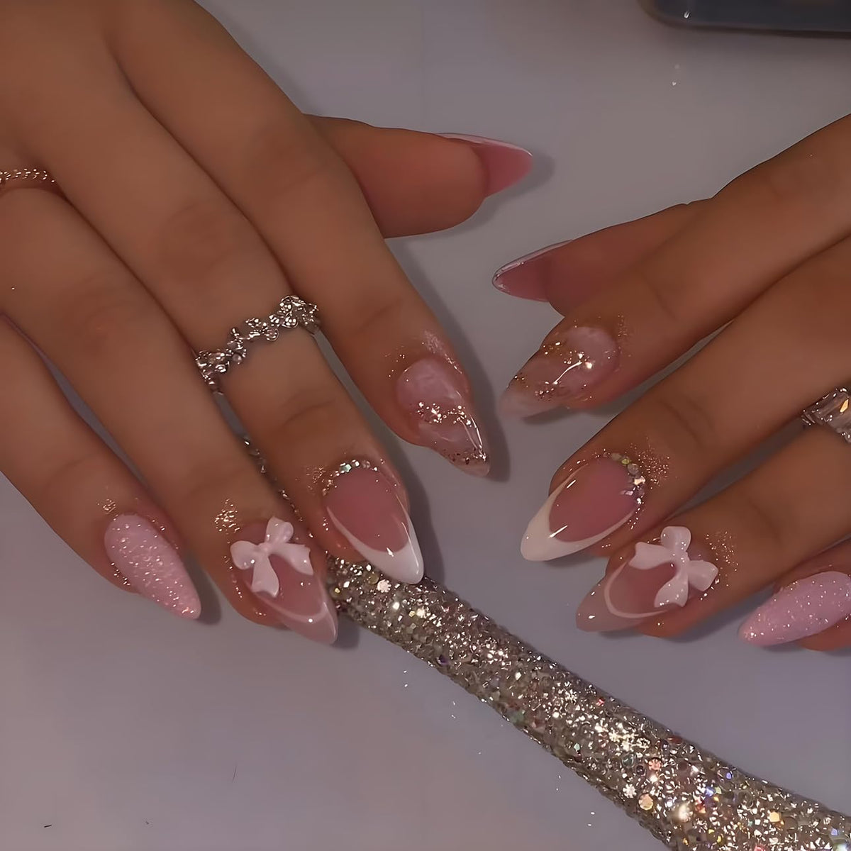 LPOODDNU Press on Nails