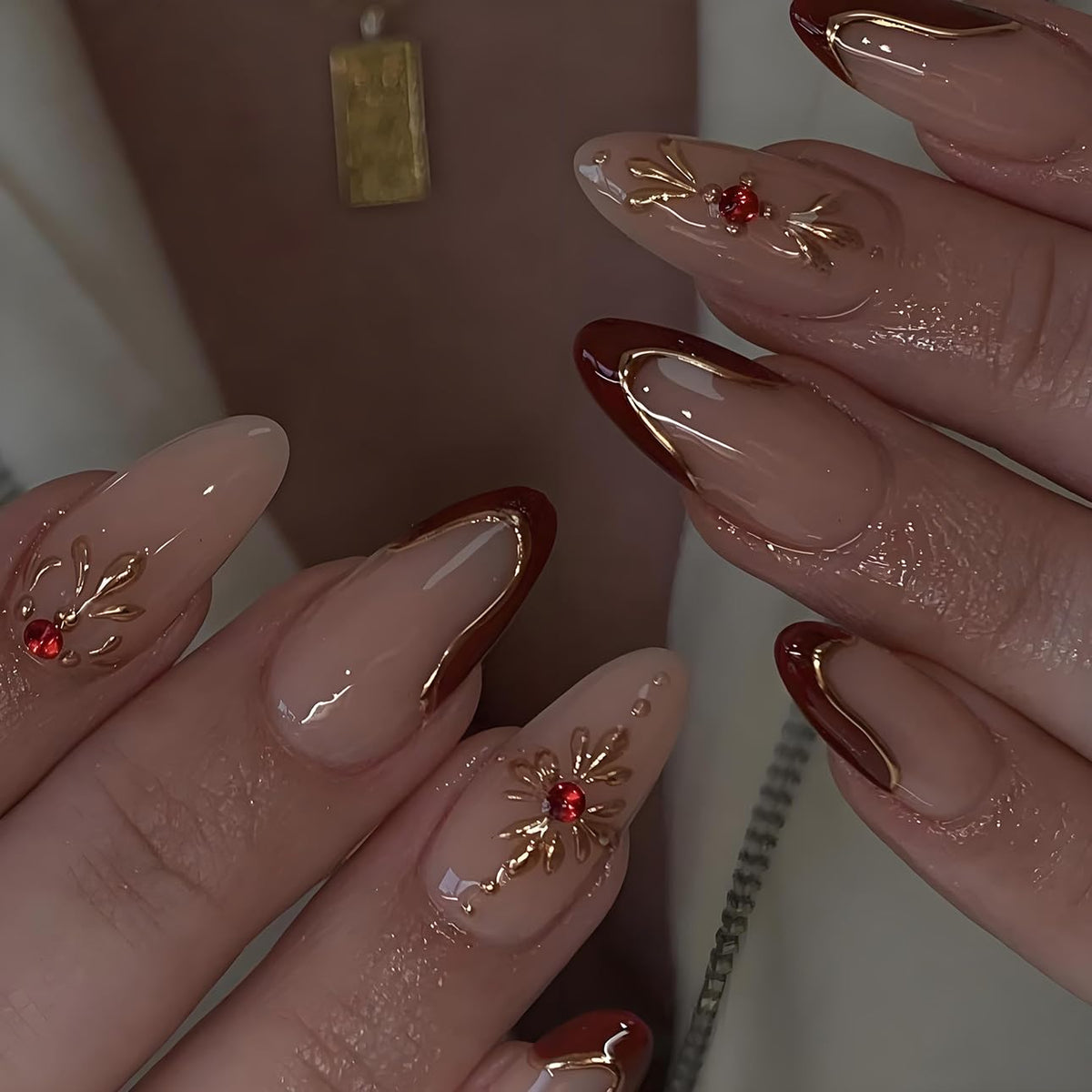 LPOODDNU Press on Nails