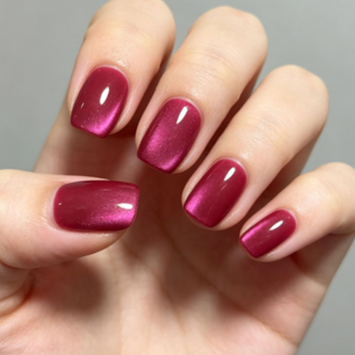 French Tip Press on Nails Almond Medium Fake Nails with Chrome Glitter Designs Nails Press ons Pink Gold Glue on Nails Natural False Nails Glossy Artificial Nails Simple Stick on Nails for Women 24Pcs