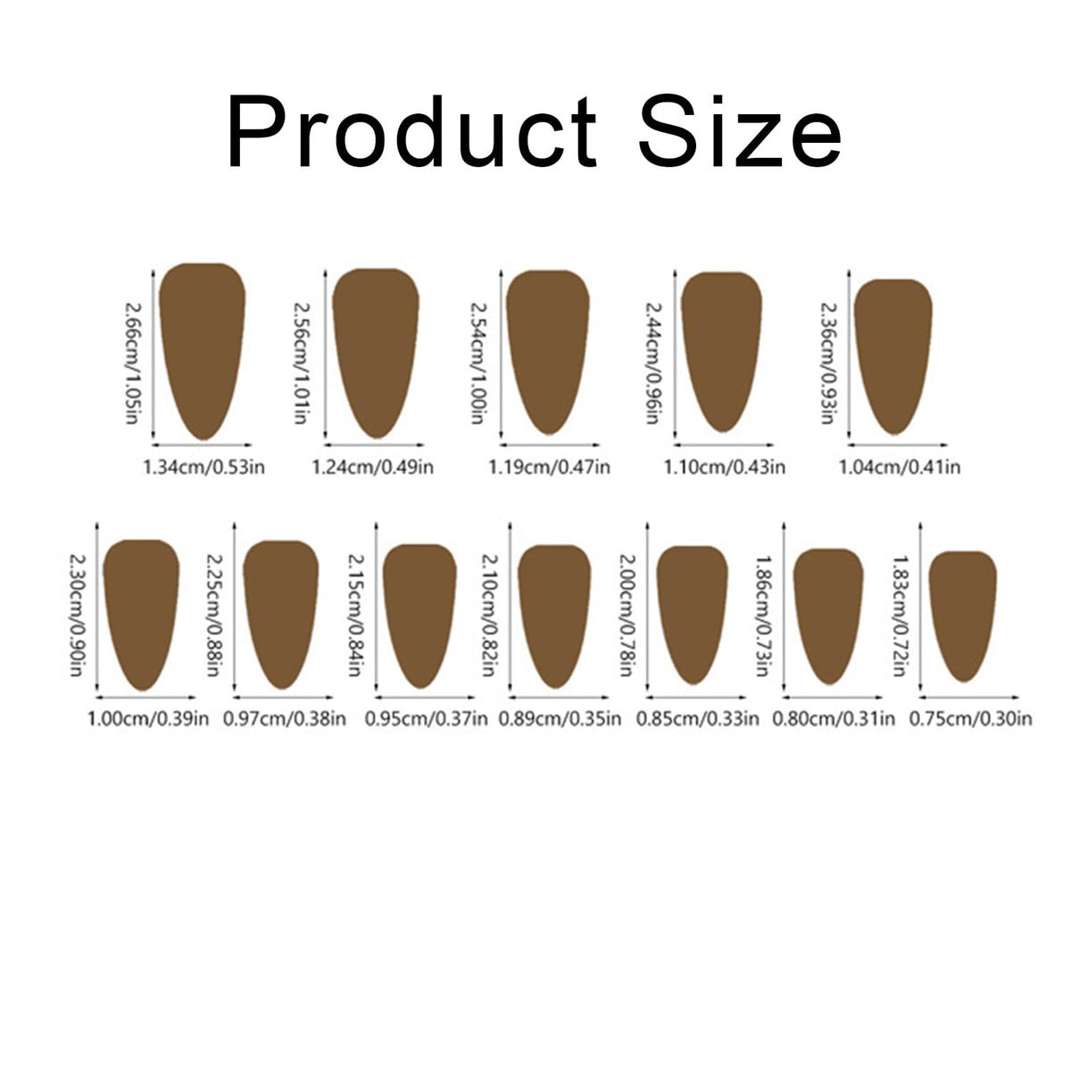 Tyuimhx White French Tip Press on Nails Medium Almond Fake Nail Rhinestones False Nails Glossy Full Cover Stick on Nail Acrylic Artificial Glue on Nail for Women 24 Pcs