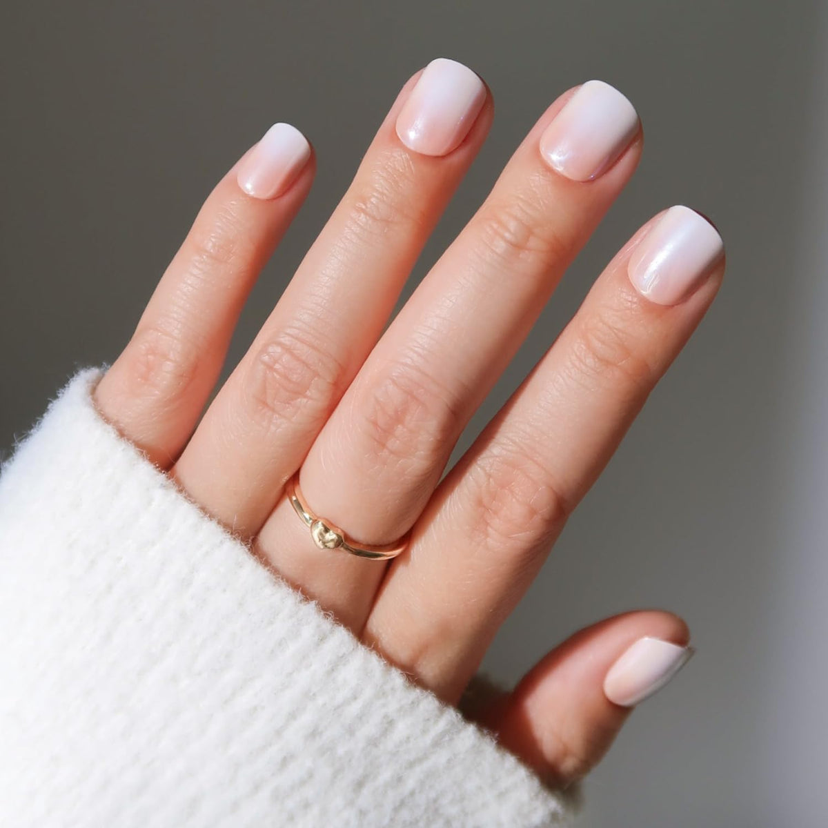 Glamnetic Press On Nails - Medium Almond, Glossy Fake Nails 30 Pc Full Kit