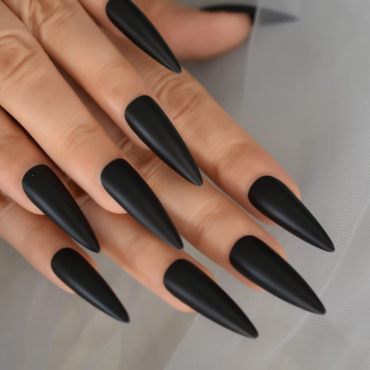 Elevenail Handmade Press on Nails Full Cover Luxurious 3D Crystal False Nails Super Extra Long Stiletto Diamonds Art Decoration Fake Nails Manicure Kit Nail Art Tips Gift for Women Girls Wedding Party