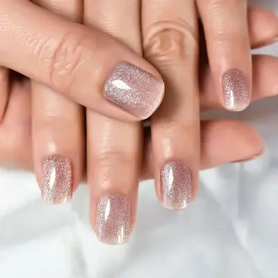 Burgundy Bling Glitter Press On Nails | CurvLife Nail | 24pcs Short Square Fake Nails | Glossy Deep Burgundy Finish with Sparkling Accents | Easy to Apply, Comfortable & Long-Lasting Hold |  Evening , Cocktail Parties, Weddings & Glamorous Events