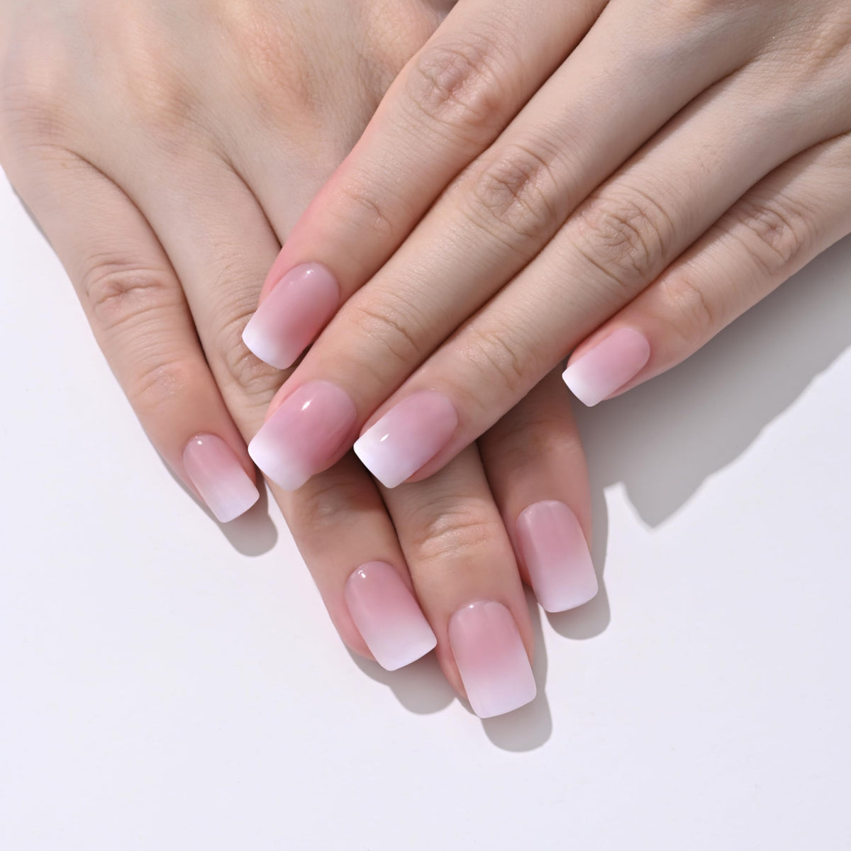 White French Tips Press on Nails, Irregular Gold 3D Lines with Flower & Pearl Design, Reusable Salon Quality Acrylic False Nails for Women, Glue On Nails with Adhesive Tabs for Daily Wear