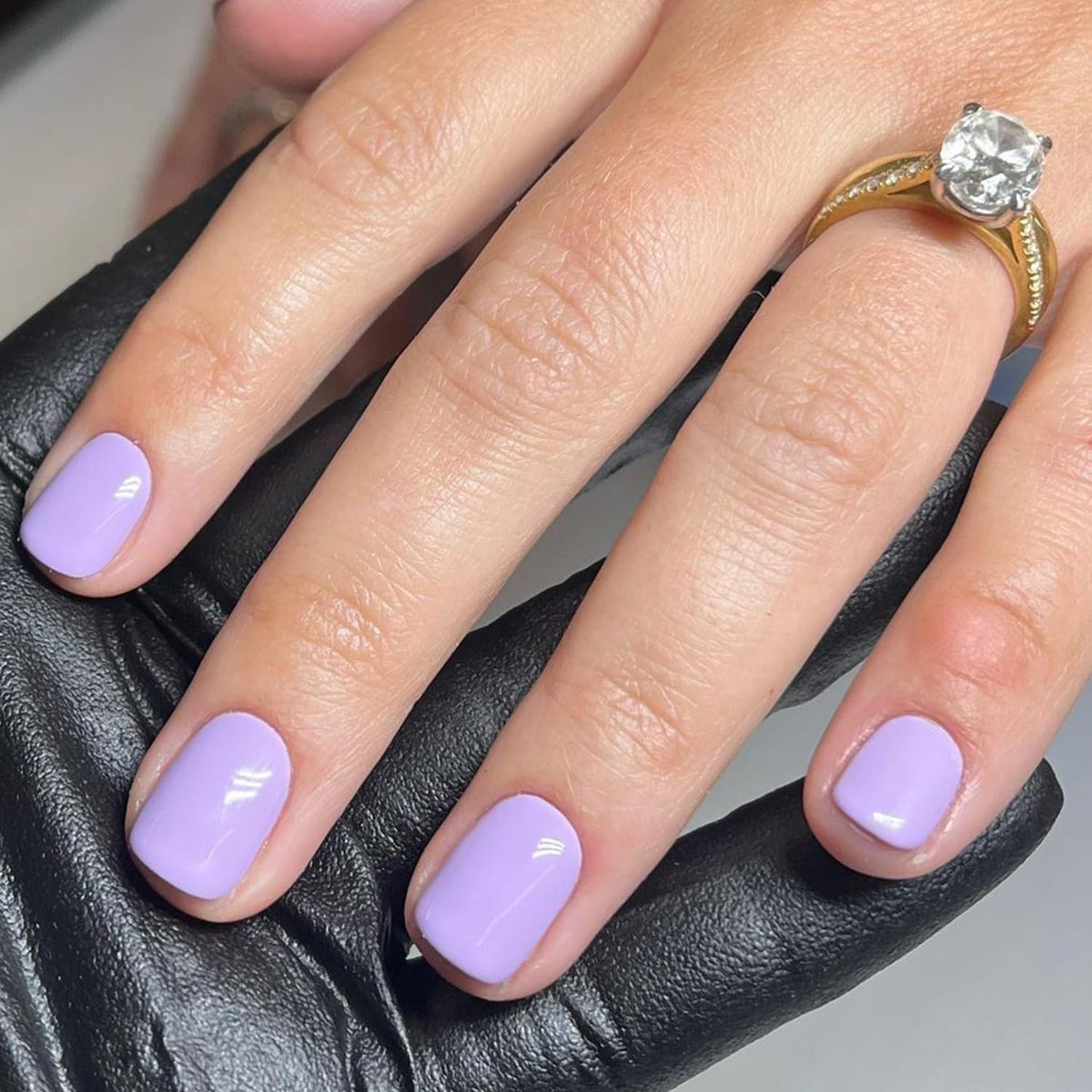 Modelones Extra Short Press on Nails, French Tips Squoval Fake Nails