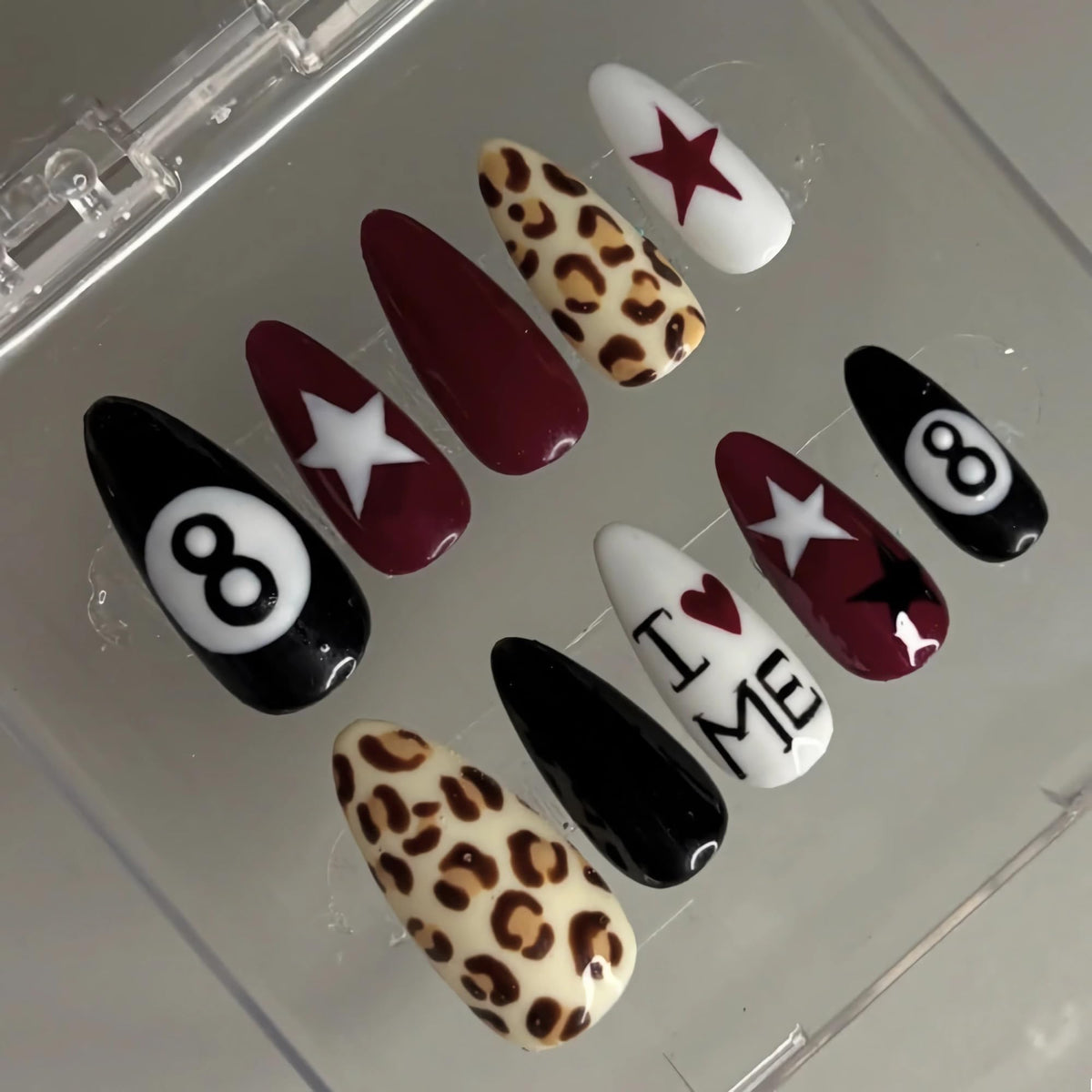 BABALAL Press On Nails - Medium Almond Fake Nails, Pink White Gradient, Rhinestone Gold Bangle, Glossy Coquette Wedding Bridal Glue On Nails 24Pcs