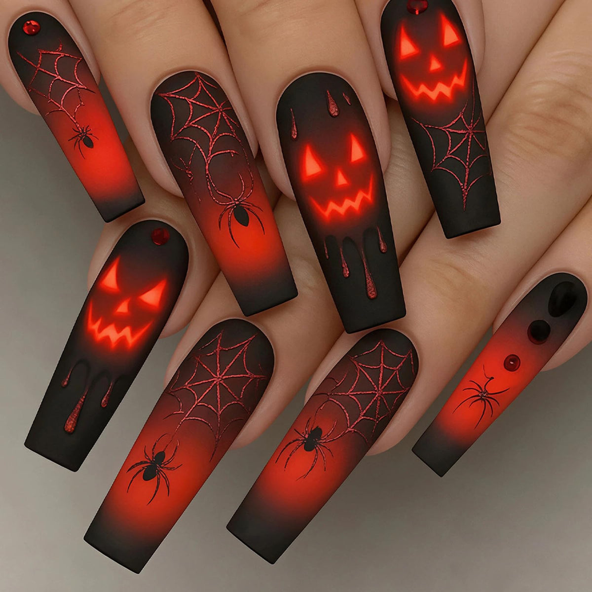MISUD Press on Nails - Long Square Glue on Nails with White Bridal, Acrylic Wedding Bride Design 24 pcs