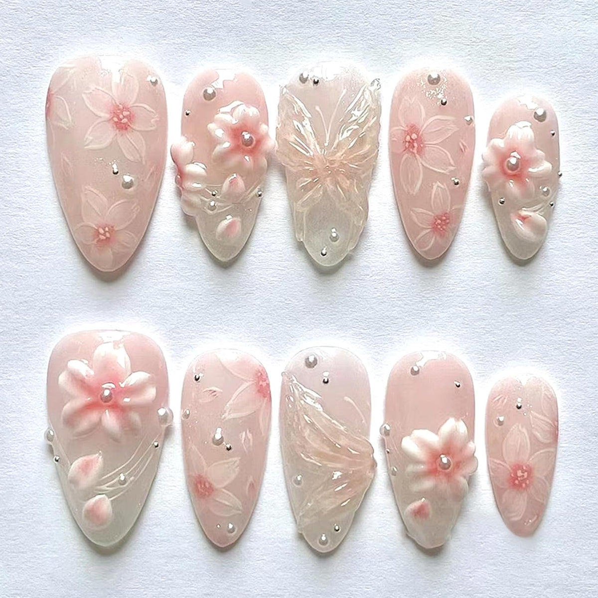 30Pcs Gold Star Moon Press on Nails Long Stiletto French Tip Fake Nails Press on 3D Chrome Gold Design Sun False Nails Irregular Gilded Lines Full Cover Purple Glossy Artificial Acrylic Nail for Women