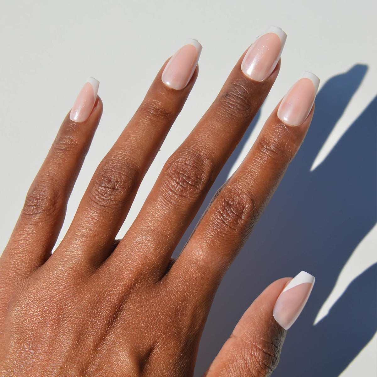 Glamnetic Press On Nails - Short Round, Glossy Fake Nails 30 Pc Full Kit
