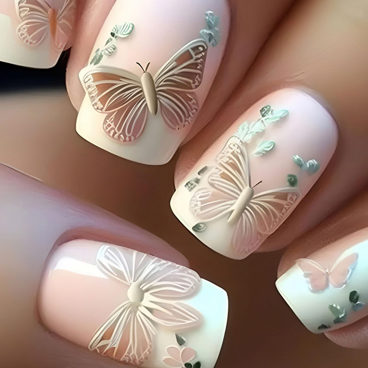 Short Press on Nails Square Fall Burgundy Fake Nails with Golden Glitter Designs Acrylic Nails Press ons Reusable Glue on Nails for Women and Girls Daily Wear 24 Pcs