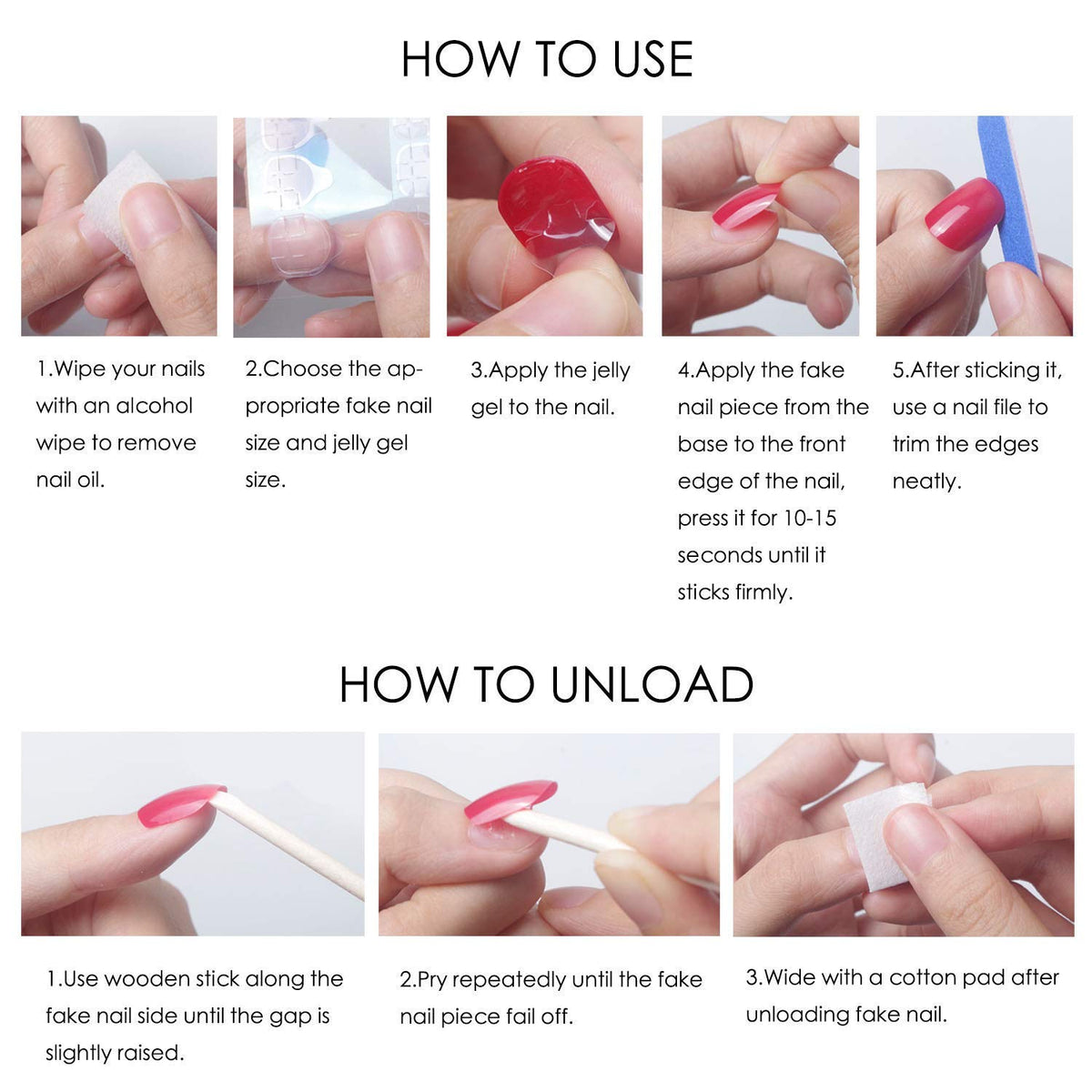 LPOODDNU Press on Nails