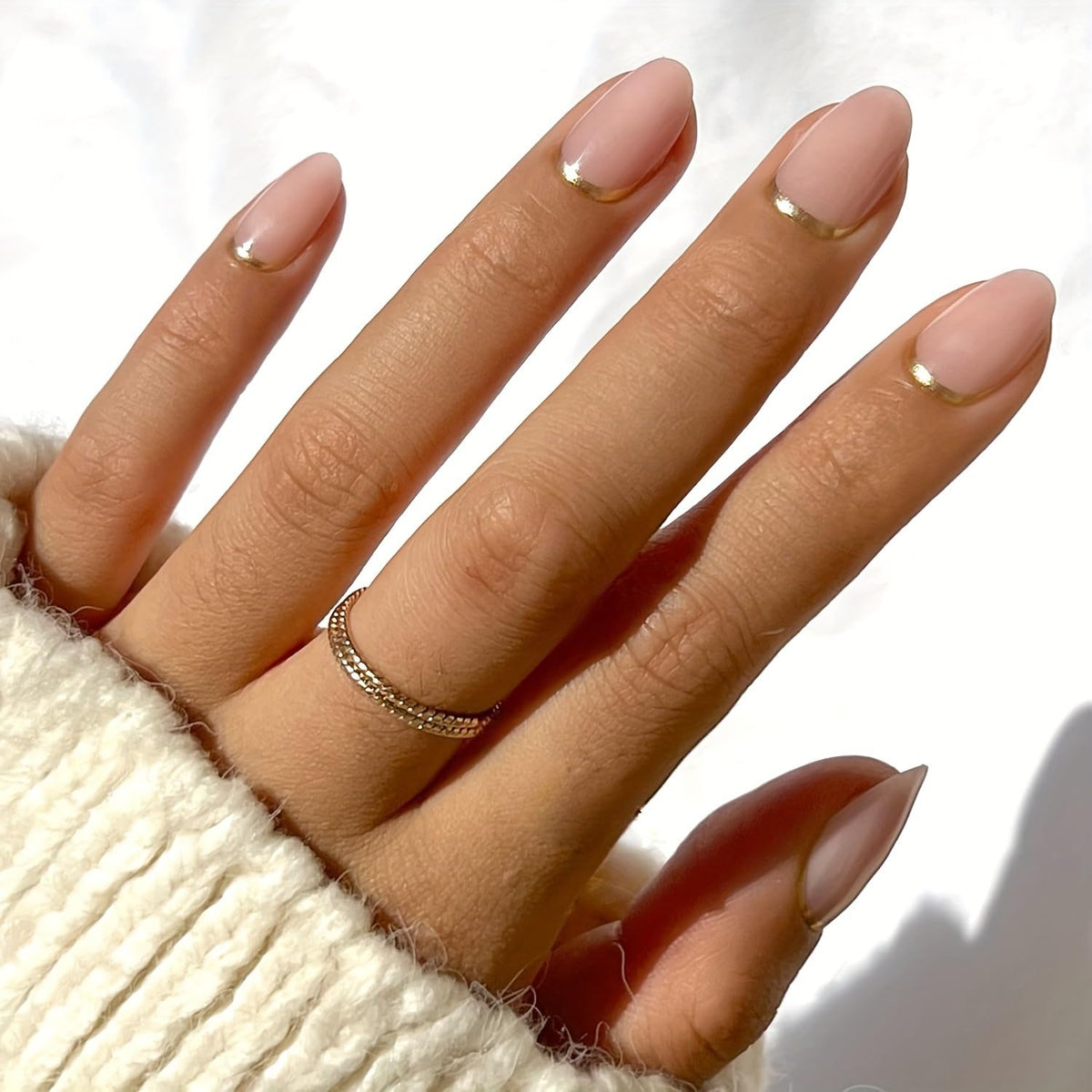 30Pcs Bridal White Press On Nails Almond Medium, French Tip Nails Press Ons, Nude Pink Fake Nails With 3D Shell Pearl Designs, Elegant Wedding Glue On Nails For Women Nail Art, Reusable Acrylic