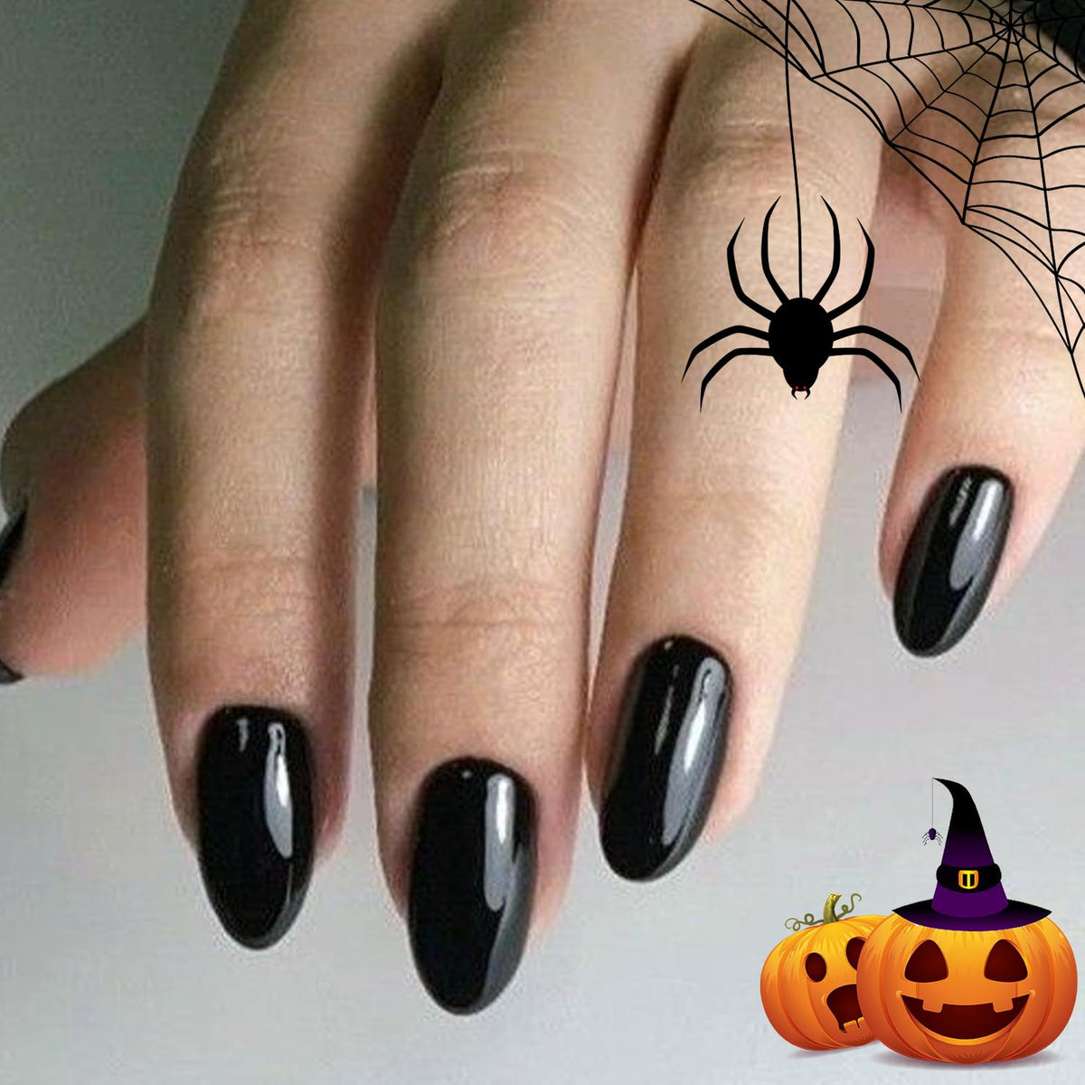 modelones French Tip Press On Nails, Short Oval Fake Nails Nails Press Ons
