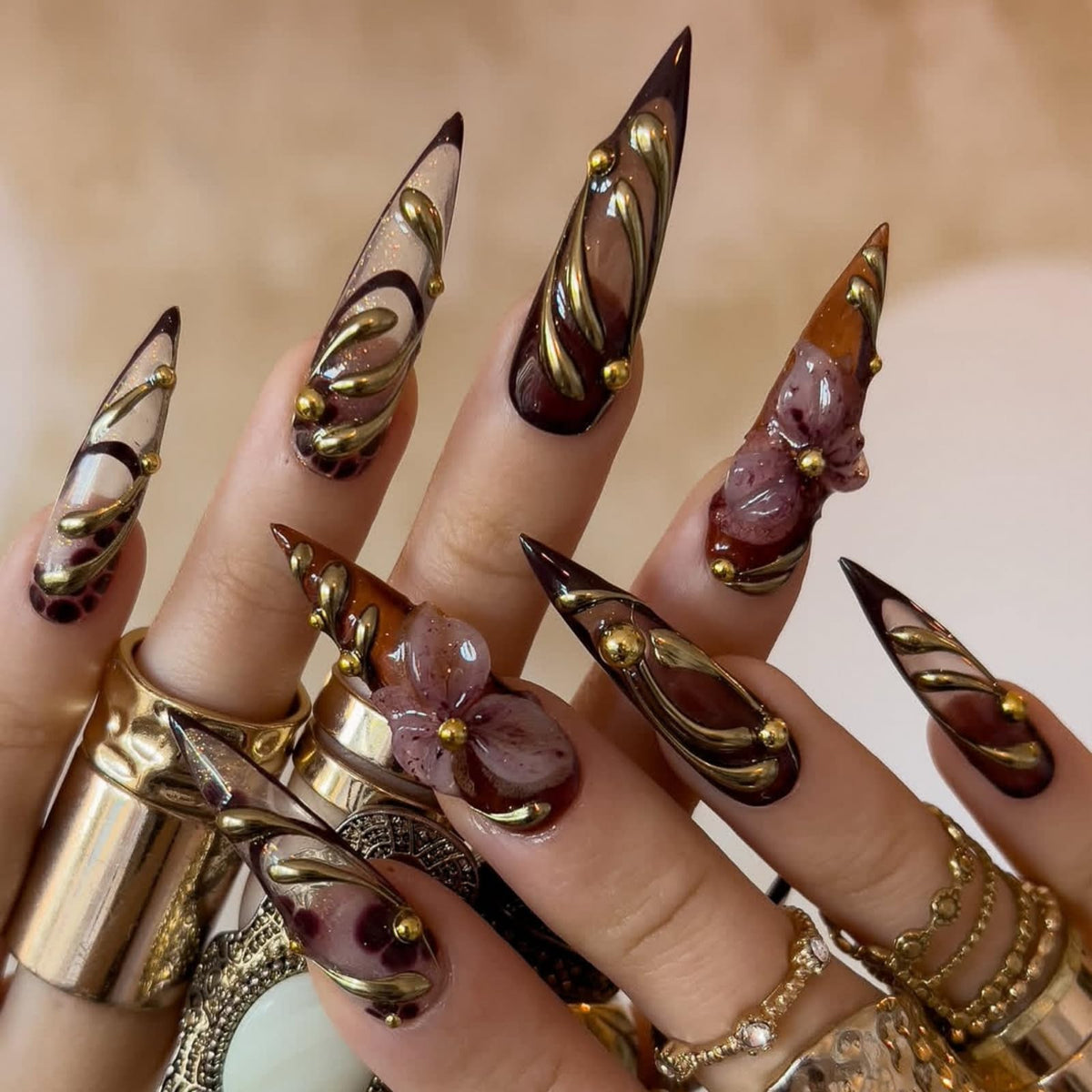Rhinestone Press on Nails White French Tip Fake Nails with 3D Bow Design Glossy Full Cover Stick on Nail Sparkly Luxury Long Stiletto Nail Press ons for Women, 24Pcs