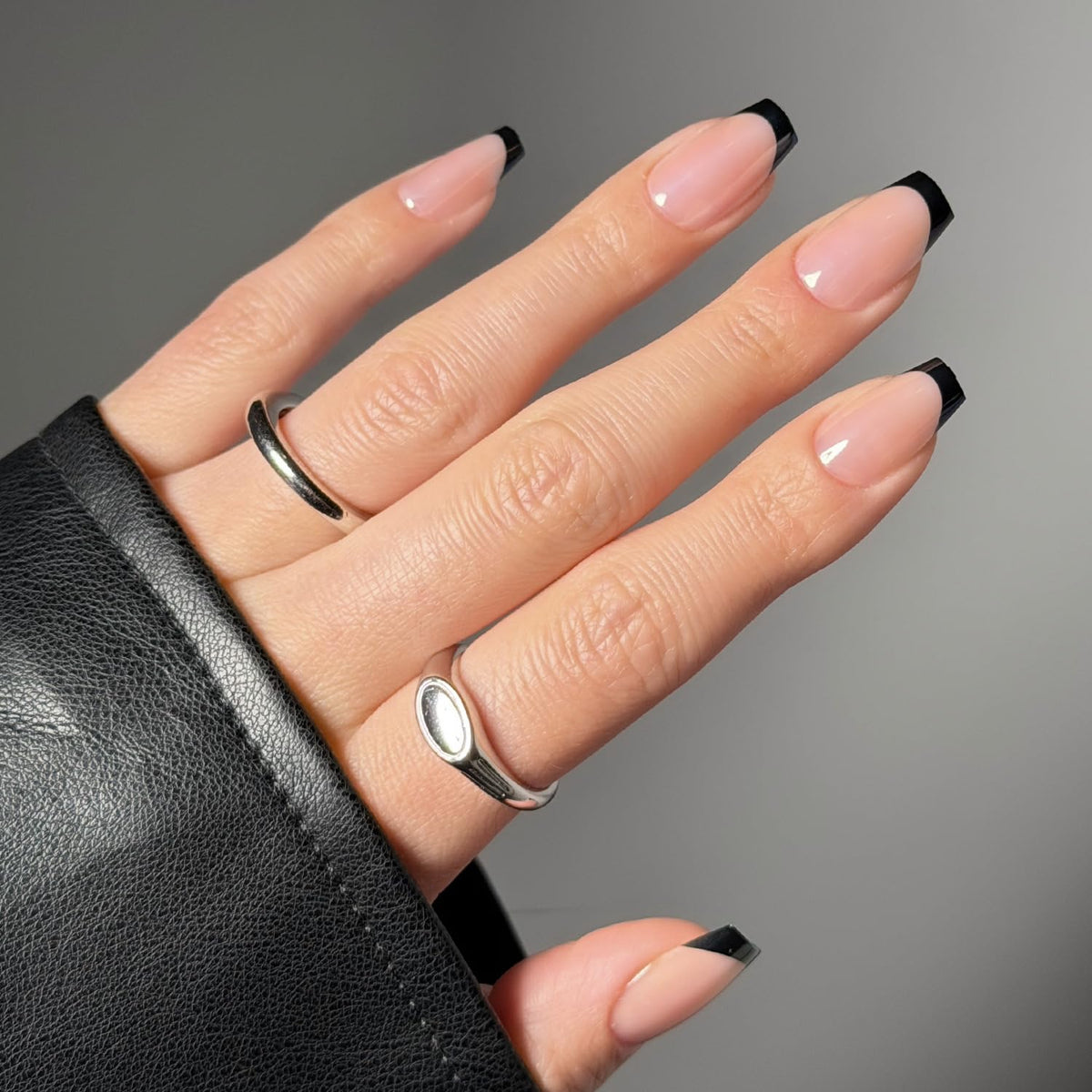 Glamnetic Press On Nails - Medium Almond, Glossy Fake Nails 30 Pc Full Kit