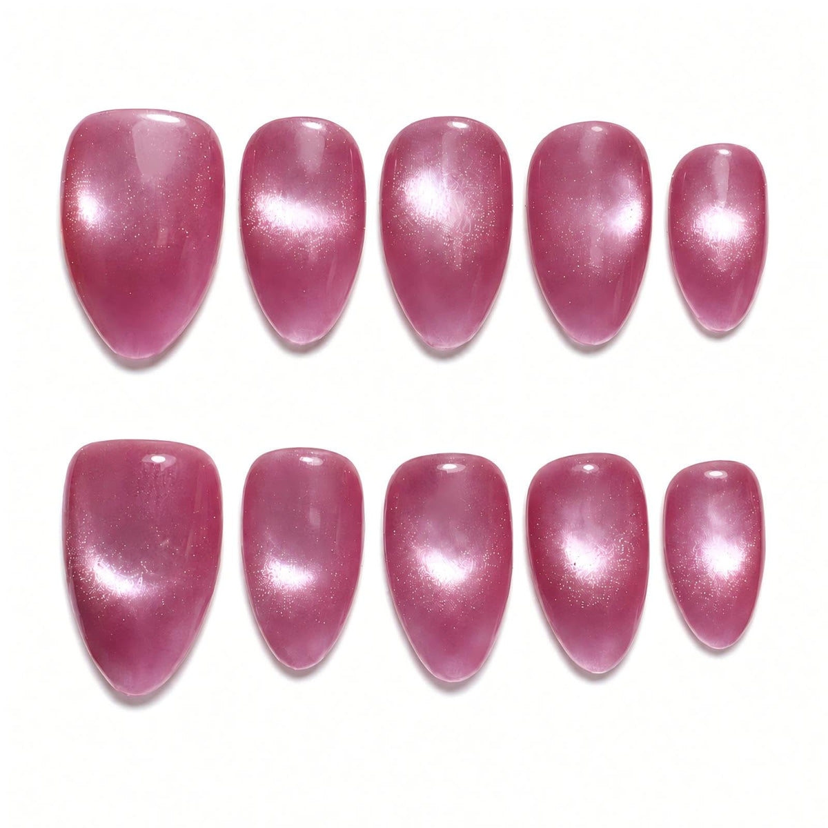 Baroque Gold Charm Press on Nails, Pink Blue Luxury Long Stiletto