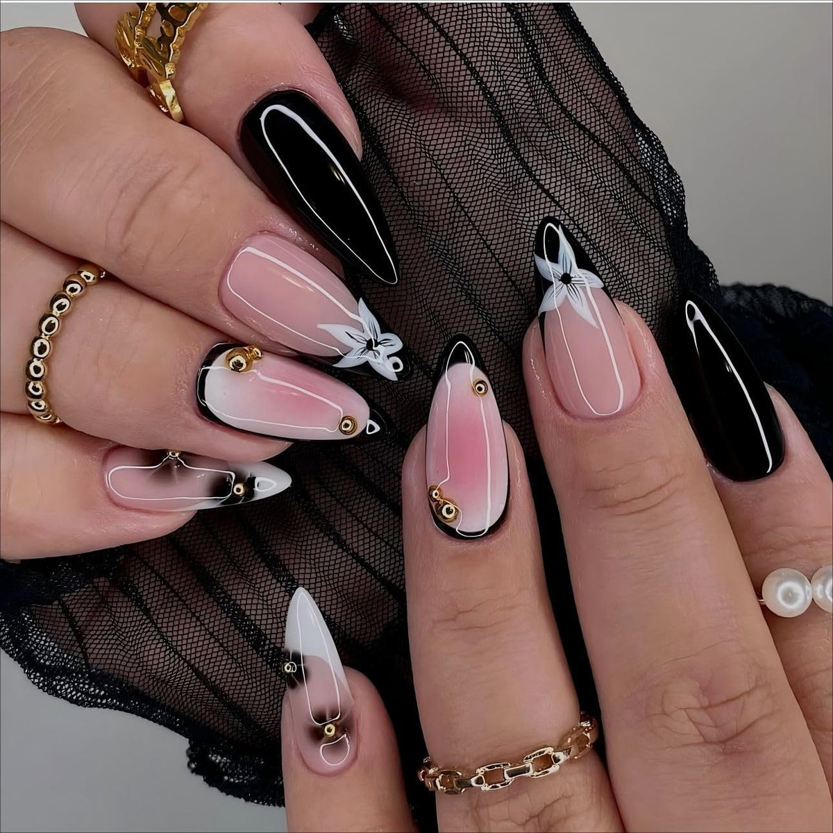 LPOODDNU Press on Nails