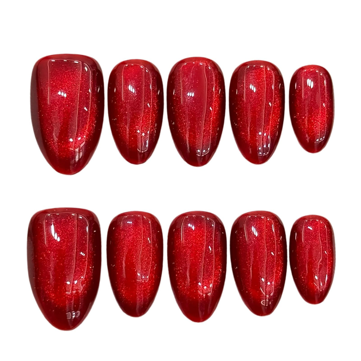 Baroque Gold Charm Press on Nails, Pink Blue Luxury Long Stiletto