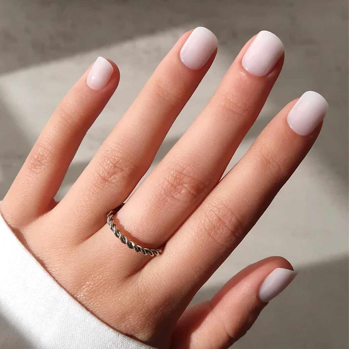 Glamnetic Press On Nails - Medium Almond, Glossy Fake Nails 30 Pc Full Kit
