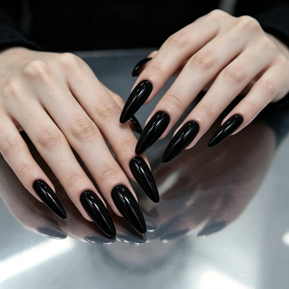 BABALAL Press On Nails Extra Long Stiletto Fake Nails Amber Tortoise Leopard Print 3D Metal Gold Swirl with Rhinestone Vintage Y2K Fall Luxury Glue On Nails