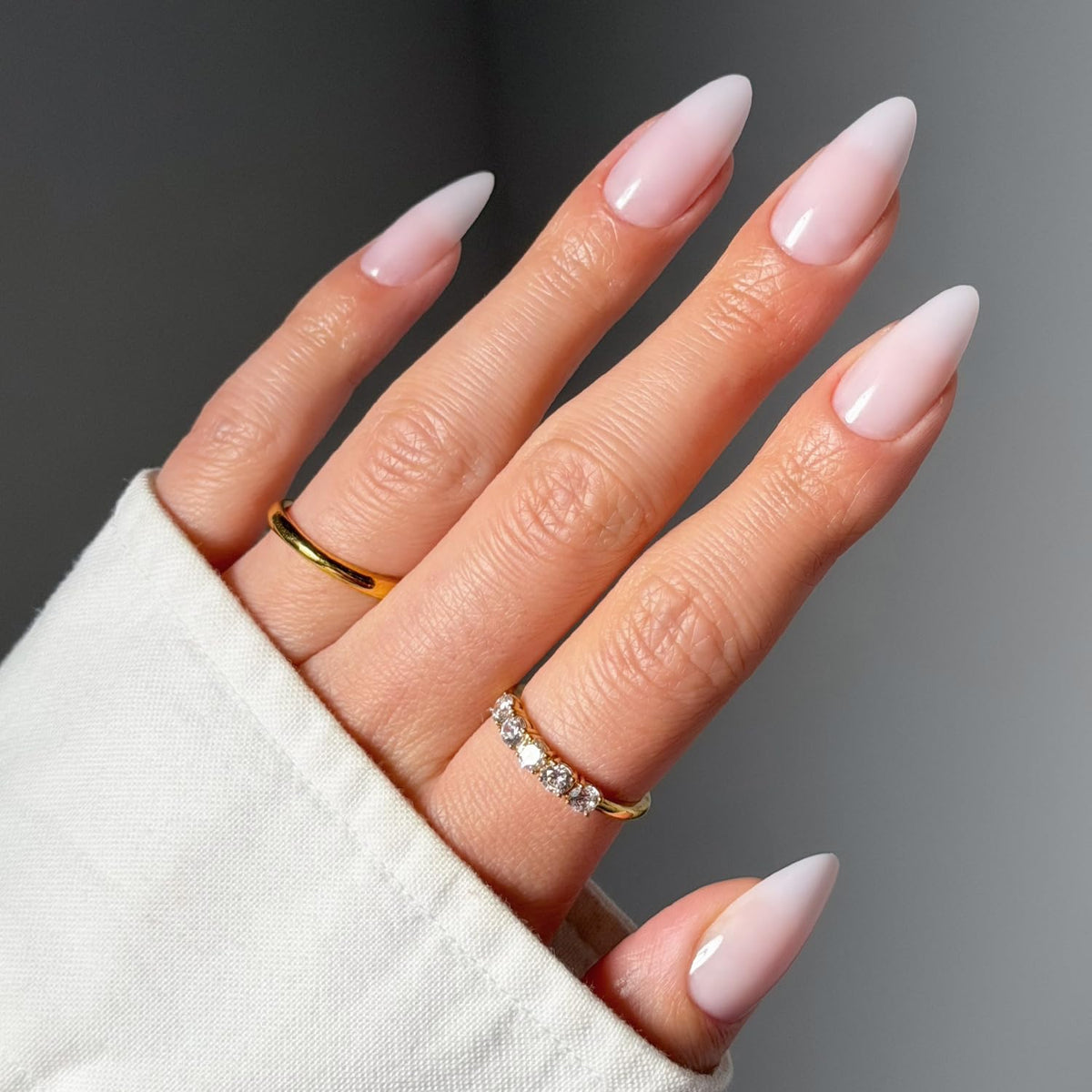 Glamnetic Press On Nails - Short Round, Glossy Fake Nails 30 Pc Full Kit