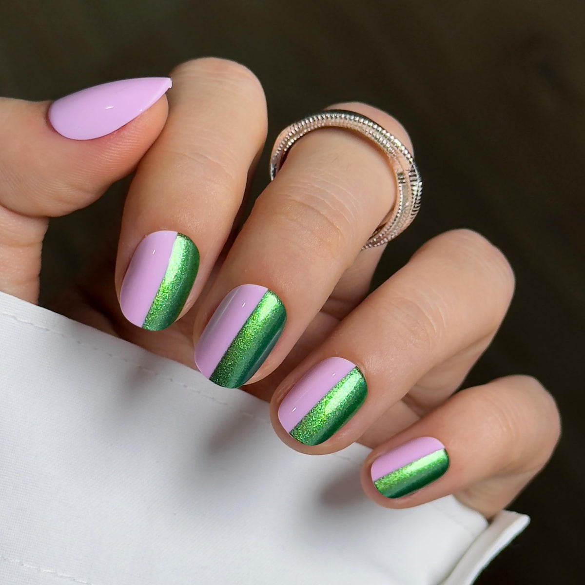CurvLife Extra Short Oval Press On Nails, Nude Peach Pink, Soft Gel