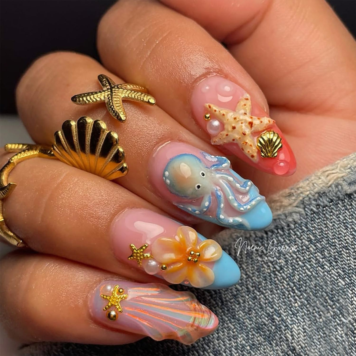 24Pcs White French Tip Press on Nails Medium Almond Fake Nails with Heart Pearl Design French Tip False Nails Cute 3D Bow Gems Stick on Nail Full Cover Reusable Glue on Nails for Women Wedding Daily