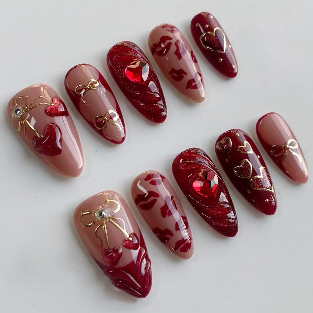 30Pcs Gold Star Moon Press on Nails Long Stiletto French Tip Fake Nails Press on 3D Chrome Gold Design Sun False Nails Irregular Gilded Lines Full Cover Purple Glossy Artificial Acrylic Nail for Women